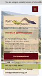 Mobile Screenshot of parkhotel-wangs.ch